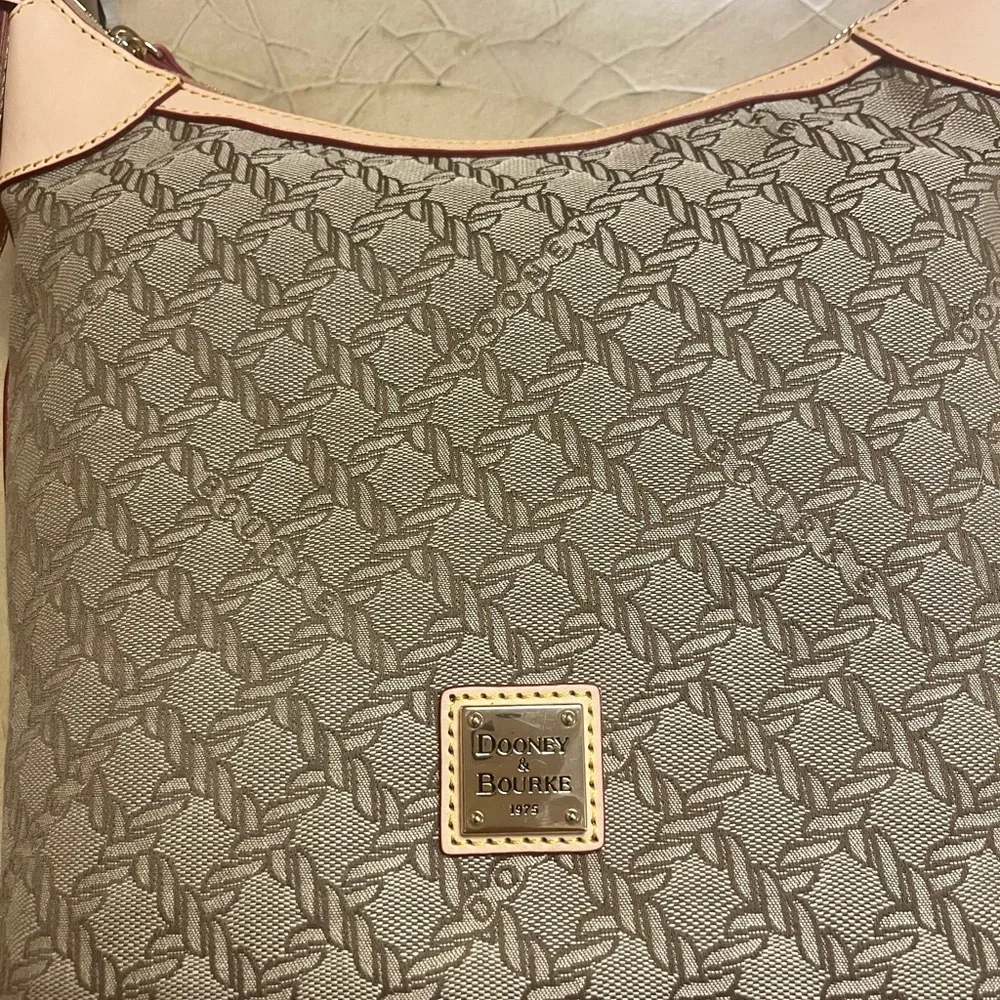 Dooney & Bourke Jacquard Maritime Hobo Sac Nwt - Picture 6 of 12